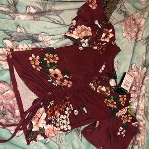 Floral crop top